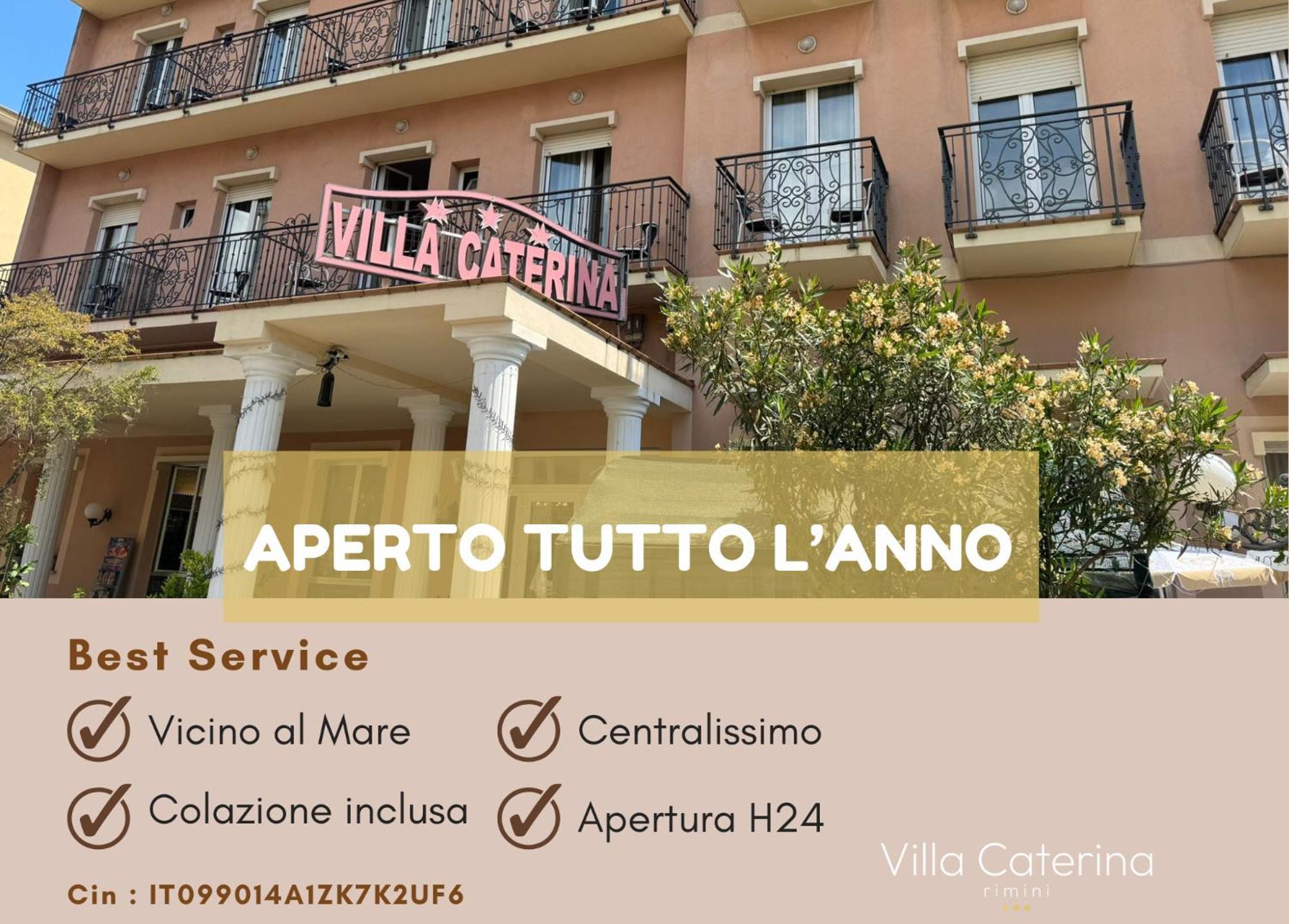 Hotel Villa Caterina Rimini Exteriér fotografie
